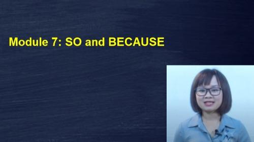 So - Because