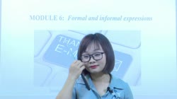 Module 6: Formal and informal expressions